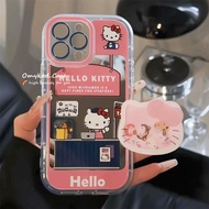 For Redmi Cute Kitty Phone Stand Cat Casing Compatible for Redmi 13C Note 12 4G 14 11 13 12 11s 10s 