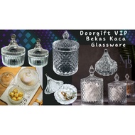 Doorgift Kaca VIP /Glassware /Wedding doorgift/糖果罐Bekas Kaca