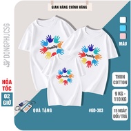 Family t-shirt, 3/4/5 person uniform, thick white cotton GD303T | DONGPHUCSG DONGPHUCSG DONGPHUCSG D