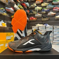 Hundred Apix Shoes Hundred Volleyball Shoes - Hundred Apix Badminton Shoes Original Free Socks + Gri
