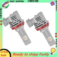 H11 H8 H9 H16 LED Headlight Bulbs 12000Lm Per Set 6500K Cool White Wireless Headlight LED Bulb Pack 