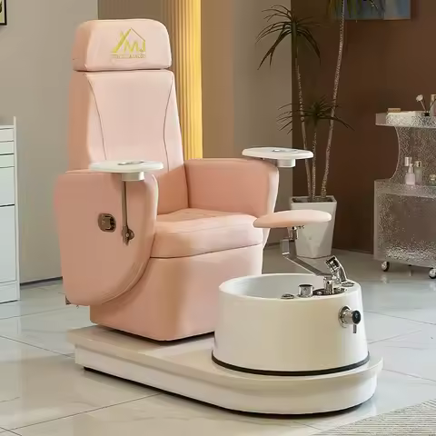 Nail salon Manicure foot spa chair electric reclining throne Pedicure Chair