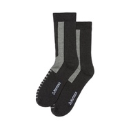 Dr. Martens Double Doc Organic Cotton Socks With Soft Charcoal Gray