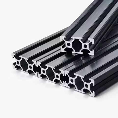 4PCS 39.4 in (1000mm) T Slot 2040 Extrusion Profile, European Standard Anodized Linear Rail, High-St