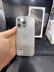 （超新二手）iphone 16 pro 128gb 原色 港版行貨雙卡 1月激活 全套帶盒有線 送價值$600 casetify殼