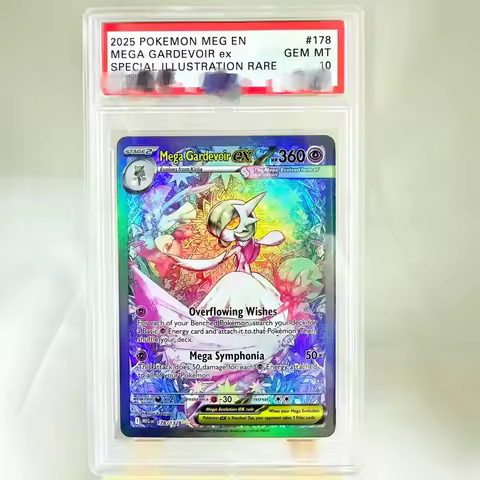 Diy PTCG English Mega Gardevoir Lucario EX Rating Card Charizard Venusaur Latias Copy Version Classi