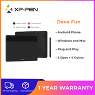 XPPen Deco Fun XS S L Drawing Tablet สำหรับศิลปะดิจิทัลด้วยแท็บเล็ตกราฟิกแบบปากกา แท็บเล็ตรูปวาด OSU