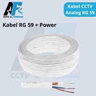 RG 59 Coaxial Cable Analog Camera BNC Connector