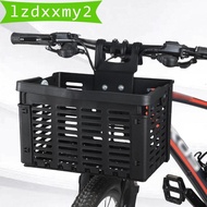 [Lzdxxmy2] Bike Basket Foldable Bike Vegetable Basket Quick Demolition Front Rear Storage