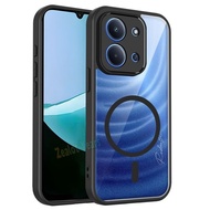 Caing for Redmi 15C 4G POCO C85 4G Armor Matte Transparent Magnetic Shockproof Phone Case
