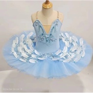 Children Blue Bird Ballet Skirt Costume Girls Ballet Costume TUTU Skirt Pettiskirt Stage Costume
