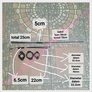 Front and rear bmx rotor cables Bicycle spare parts accessories