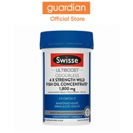 Swisse Ultiboost 4X Strength Wild Fish Oil Concentrate 1800Mg 60 Caps