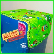 1 Door Refrigerator Cloth / Rumbay Fabric Refrigerator Mat with Character Motifs / 6 Pocket Refriger