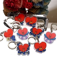 GANTUNGAN BT21 BTS Keychain and Nail Clippers SHARP KOREAN BEST QUALITY777