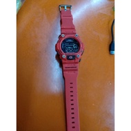 Original casio g shock gw7900b,tough solar multiband 6,red color,lcd negative,nice condition used item