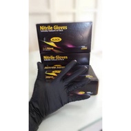 HITAM Nitrile gloves black gloves size L detailing Tattoo Ppe per One