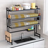 Above the Kitchen Sink Rack Multifunctional Dish Storage Dish Rack Sink Place Dish Drain Rack
