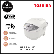 TOSHIBA RC-18DR1NS 1.8L DIGITAL RICE COOKER - 2 YEARS LOCAL WARRANTY