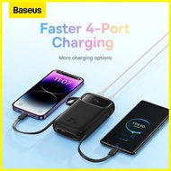 ◳ ☼ ● Baseus Qpow2 Power Bank 20000mAh 10000mAh PD 22.5W 20W Built in Dual-Cable and Digital Displa