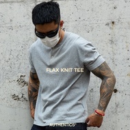 เสื้อยืดคอกลมแขนสั้นถักผสมลินิน ATTS 25SS Gold Label Series ซักได้ ทรงสลิมฟิต แฟชั่นฤดูร้อนสำหรับผู้