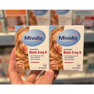 [Mivolis] Biotin 5 mg N Oral Tablet Healthy Hair &amp; Nail Support (Germany Domestic) 60 tablets - Mivolis Biotin 5 mg N, Tabletten,
