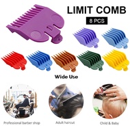 cinglen.sg*8PCS Clip Cutting Guide Comb Professional Clipper Guard Trimmers   Hair Clipper Limit Comb Replacement Guards