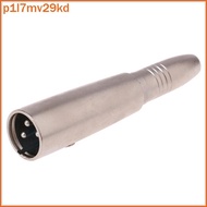 p1l7mv29kd 1pc MIC 3 Pin XLR Male Plug to 1/4 Inch 6.35mm Mono Female Jack Audio Cable ph