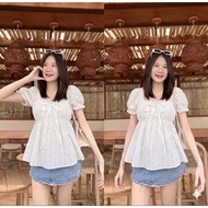 Doll Sleeve Shirt (Code J75) Press Before It Runs Out. Thin Fabric With Lining.