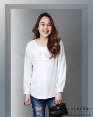 🎠เสื้อเชิ้ต เบร้าส์ พรีเมี่ยมคลาสสิคเสื้อเบร้าส์ สุดหรูสไตล์บลูเบอร์รี่ไนท์ ผ้าโพลีเอสเตอร์ผสมเนื้อน