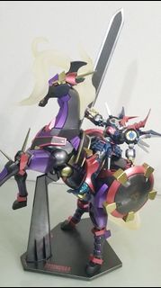 （噴塗完成品）已絕版壽屋刃馬一體雕像級合金metal上色成品 非Bandai 非超合金魂 機戰OG  機械人大戰 大贊加 大積加 超軍神 龍捲 斬艦刀 GX46R GX-46 SOUL OF CHOG