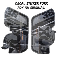 Decal sticker Fork FOX 38 original Fox 38 bicycle fork sticker