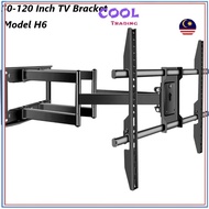 Z 50 - 120 Inch TV Bracket H6 Wall Mount TV Bracket Retractable Full Motion Cantilever Mount 10024