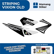 MERAH OLD VIXION STICKERS VARIATION 1 ITALY FULL BODY/ STRIPING YAMAHA VIXION OLD RACING/ GRAPHICS S