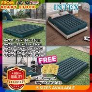 INTEX 5 Sizes Inflatable Air Bed Pump Mattress For Single Queen King Katil Tilam Angin Pam Udara 充气床