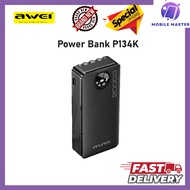 Awei P134K 4 in 1 Portable Power Bank 20000mAh With PD22.5W Fast Charging Type-C/Lightning/Micro Cable Powerbank