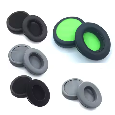 Leather Cooling Gel Ear Pads for Razer Nari Ultimate, Nari Essential for Kraken Kitty Edition Kraken