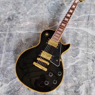 【𝐑𝐄𝐀𝐃𝐘 𝐒𝐓𝐎𝐂𝐊】 GIBSON LES PAUL CUSTOM BLACK BEAUTY GOLDLINE Electric Guitar