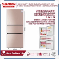 SHANBEN<rV)Refrigerator-O~Three/U$Door^I$Refrigerator^m$6.8^H$Cubic_F%Feet_V%Energy Saving Low Nois