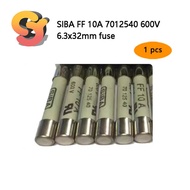 [Ready Stock Supply] 1pc SIBA Fuse FF10A 7012540 600V 6.3 X32mm Fuse UR High Quality Fuse