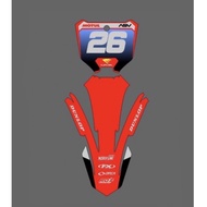 Decal head and front fender crf 250 2021 2022 gordon kx yz RMZ New