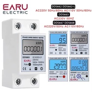 Single Phase LCD Digital Single Phase Reset Zero Energy Meter kWh Voltage Current Power Consumption 