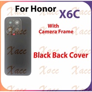 For Honor X6C Battery Back Cover Full Set with Middle Frame Buttons Camera Lens Frame LCD Front Fram