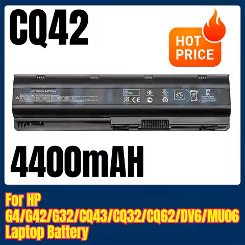 CQ42 4400mAH Laptop Battery for HP G4/G42/G32/CQ43/CQ32/CQ62/DV6/MU06