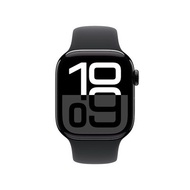 apple優惠週 Apple Watch Series10 智能手錶 GPS 46mm 亮黑鋁殼黑色運動錶帶M/L -