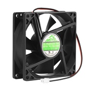 Security-01 80mm by 80mm by 25mm 8025 12V DC 0.20A Dual Ball Bearing Brushless Cooling Fan 2pin AV-F