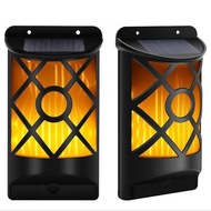 LF Outdoor Solar Garden Flame 96LED Light Flame Flickering Effect