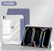Others - 適用於iPad Air5/Air4 10.9" 亞克力平板保護套 智能睡眠功能防撞殼 [紫色]