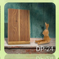Plafon PVC DP 24 motif kayu nat emas