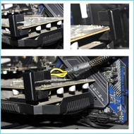 RUN ATX 8Pin 6pin Female to 8pin 6pin Male 180 Degree Angled Adapter for Desktops